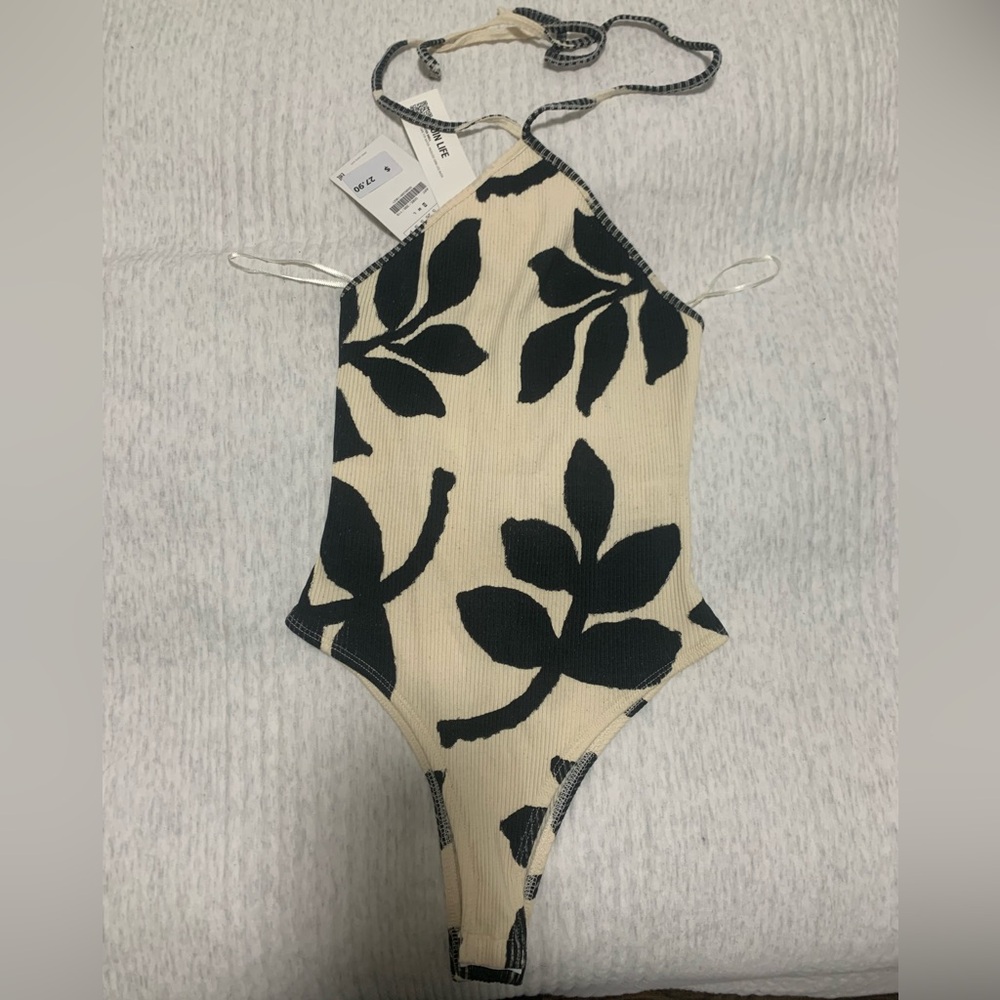 Printed bodysuit Zara size small